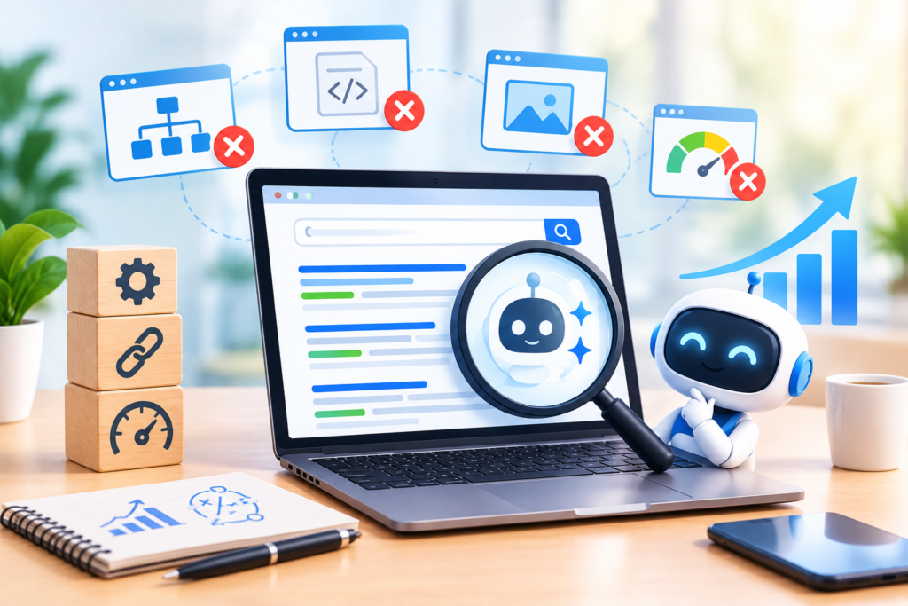 Common Technical SEO Mistakes Affecting AI Search Visibility